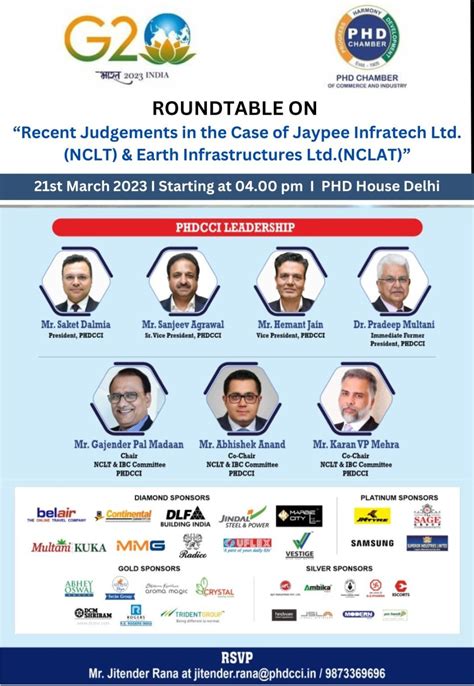 Recent Judgements in the Case of Jaypee Infratech Ltd.(NCLT) & Earth ...