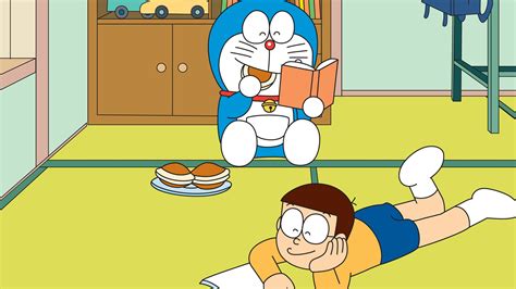 Doraemon And Nobita Are Reading Book HD Doraemon Wallpapers | HD ...