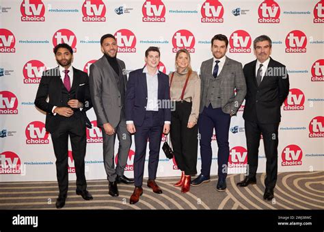 The cast of Emmerdale attend the TV Choice Awards at the London Hilton ...