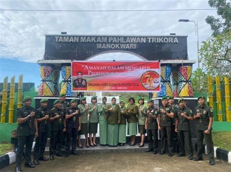 Kumdam Xviii Kasuari Peringati Corps Hukum Tni Ad Ke 71 Dengan