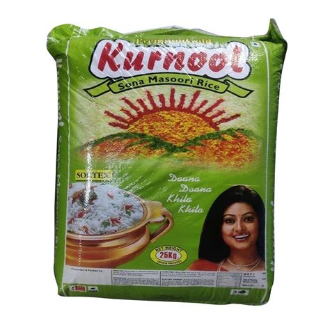 Kg Kurnool Premium Gold Sona Masoori Rice Packaging Type Pp Bag At