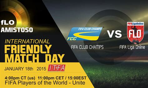 FIFA Liga Online : INTERNATIONAL FRIENDLY MATCH-DAY