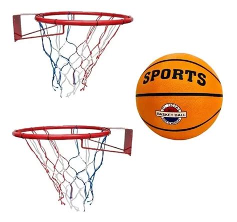 Aro De Basquet Ca O Hierro X Pelota De Basquet N Combo Env O Gratis