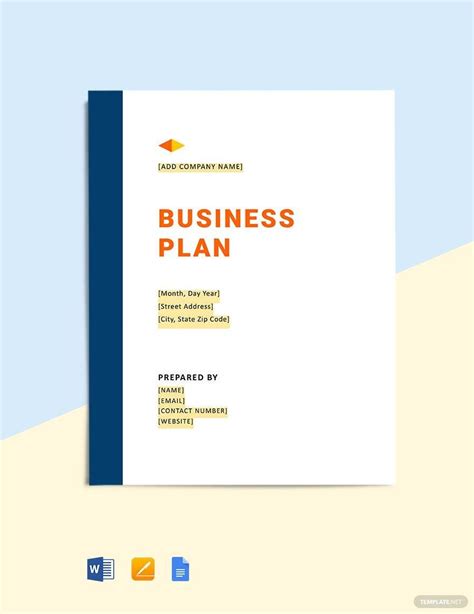 Plumbing Company Business Plan Template In Word Pages Google Docs