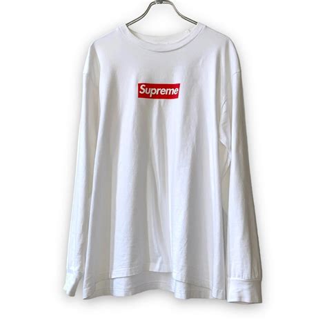 Yahooオークション Supreme 20aw Box Logo Ls Tee サイズ L ホワイ