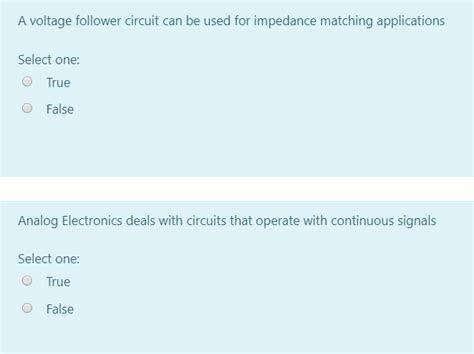 Solved A voltage follower circuit can be used for impedance | Chegg.com