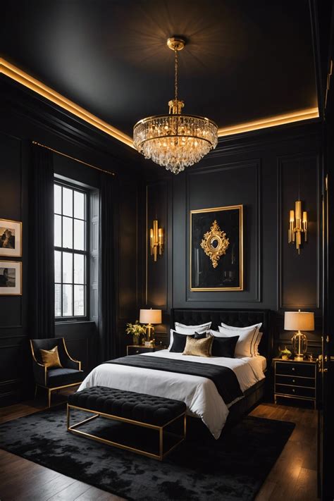 20 Stunning Black And Gold Bedroom Ideas – ToolzView