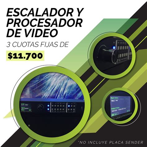 Promo Escalador Y Procesador De Video Para Pantalla LED