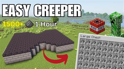 Minecraft Easy Creeper Farm 1 21 YouTube