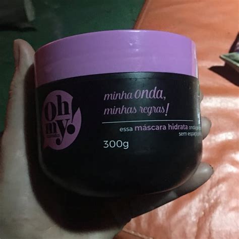 Oh my Cosmetics Máscara hidratante minhas ondas minhas regas Review