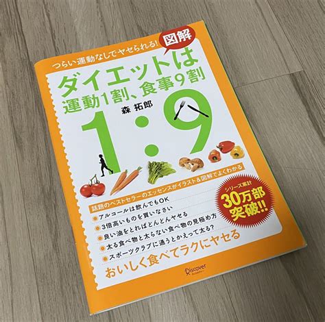 図解 ダイエットは運動1割、食事9割