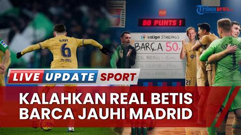 2 Gol Barcelona Berhasil Jauhkan Jarak Poin Dengan Real Madrid Di