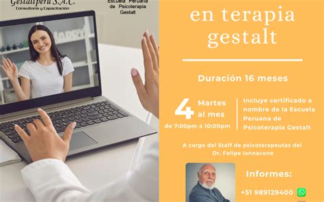 FormaciÓn En Psicoterapia Gestalt Gestalt Perú