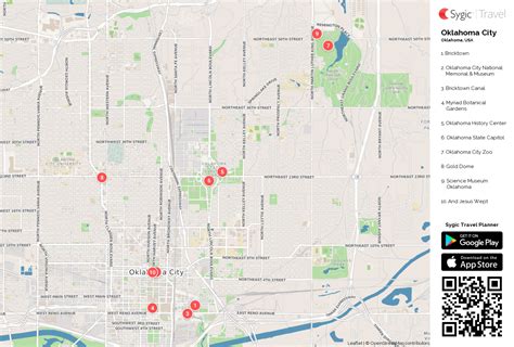 Printable Oklahoma City Map