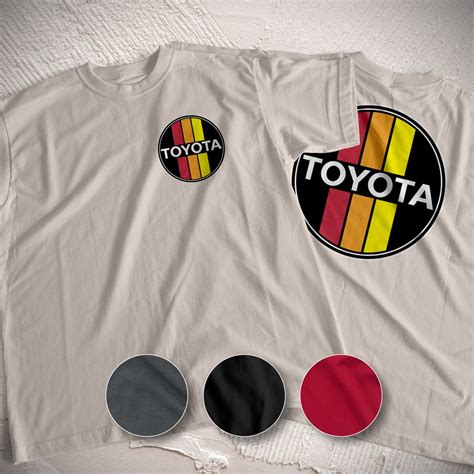 Classic Toyota Logo Stripes T-shirt Vintage Heritage Style - Etsy