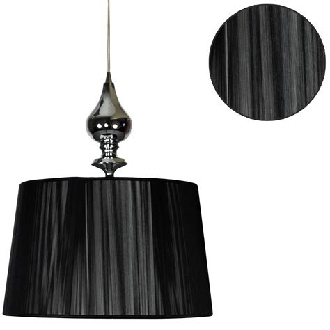 Elegancka czarna LAMPA WISZĄCA sufit owa ABAŻUR 12484763781 Allegro pl