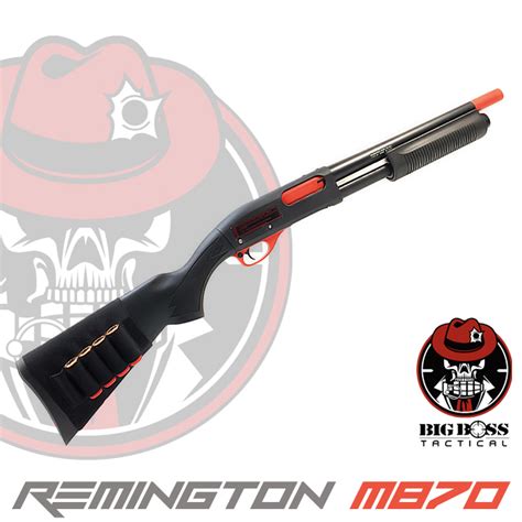 Alpha King Aka Remington Style M870 Pump Action Shotgun Shell Ejecting Gel Blaster Big Boss