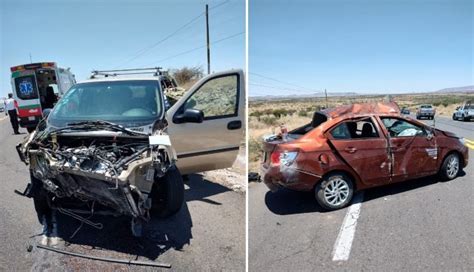 1 muerto y 3 lesionados dejó choque entre un auto y una camioneta en