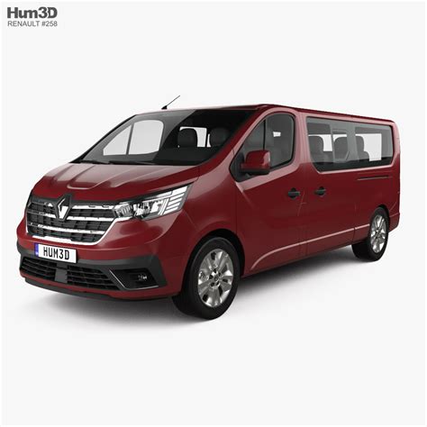 D Model Of Renault Trafic Passenger Van L H Available For