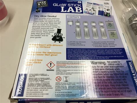 Geek And Co Glow Stick Labor Ebay