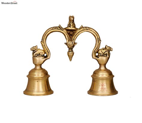 Buy Brass Golden Nandi Bell Online In India At Best Price Modern