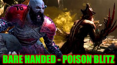 Kratos Vs Blatonn Poison No Damage God Of War Ragnarok Boss Fight