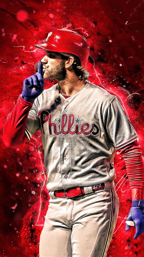 Bryce Harper Wallpaper IXpap Philadelphia Phillies Baseball