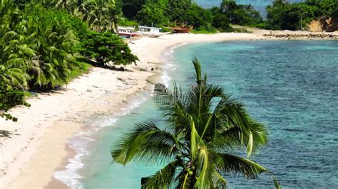 Beach in Coron, Palawan. Philippines. Stock Video - Video of wave, cloud: 309630587