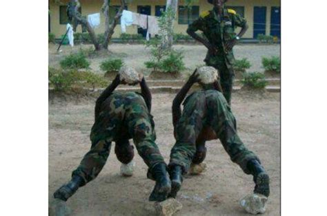 5 photos that prove Nigerian soldiers receive the worst punishments ...