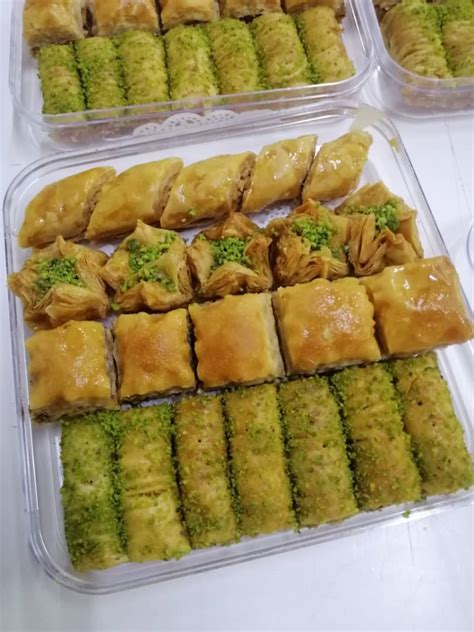 Mixed Baklava Box 2216 Pieces Turkish Sweets Delicious Bird Nest