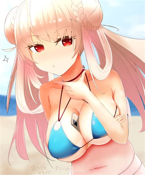 Maki Pixiv Azur Lane Formidable Azur Lane Areola Bikini Top Hot Sex