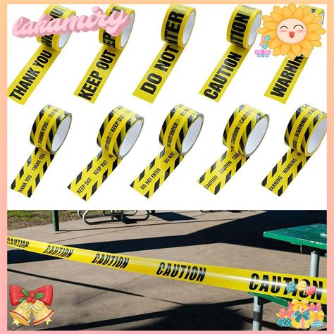 Lakamiry Warning Tape Do Not Enter Yellow Tape Caution Signs Adhesive