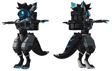 Finished The New Armour For My Vrc Model Base By Nukude Rprotogen