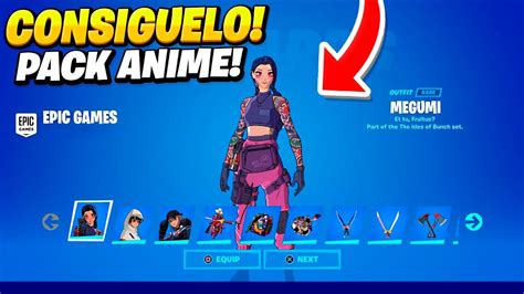 Como CONSEGUIR El NUEVO PACK De Skins ANIME En FORTNITE NUEVO PACK