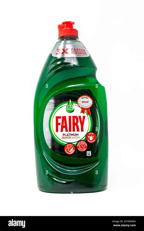 Fairy Platinum Quickwash Washing Up Liquid Stock Photo Alamy