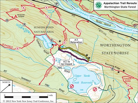 Delaware Water Gap Map Worthington State Forest State Forest