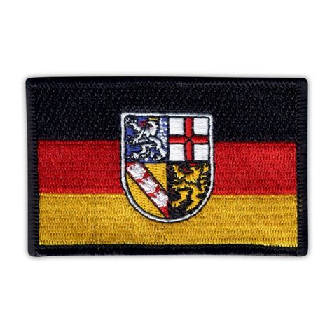 Flag of Saarland Embroidered Patch/Badge