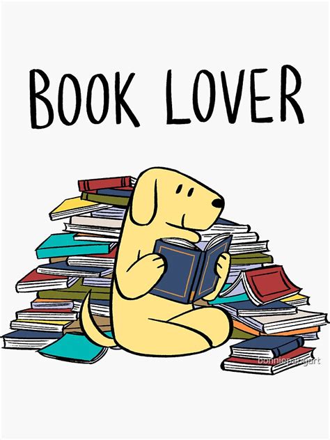 Book Lover Sticker For Sale By Bonniepangart Redbubble