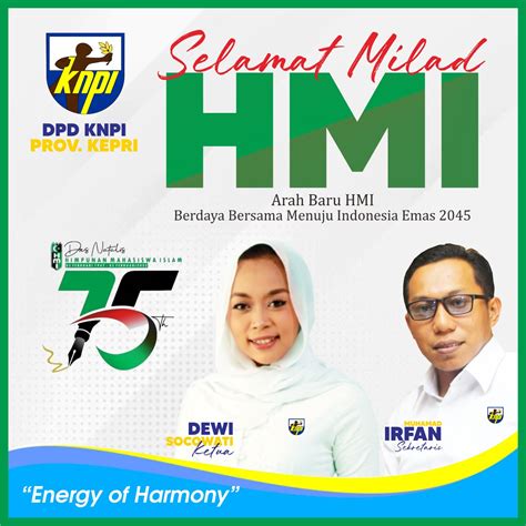 Knpi Kepri Selamat Milad Hmi Ke Tahun Inikepri