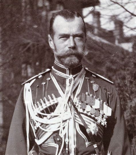 Tsar Nicholas In His Circassian Coat Studded With Medals Tsar