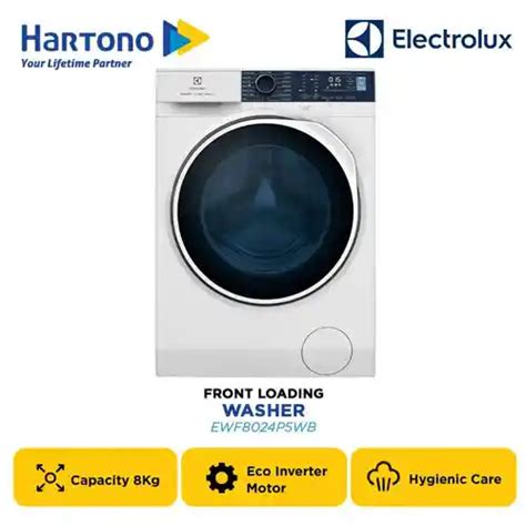 Electrolux Mesin Cuci Front Loading Washer Ewf8024p5wb