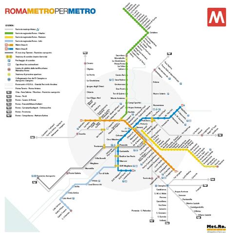 Italia Mapa Metro Roma Italia Mapa Metro Lazio Italia