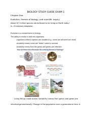 Evolution Themes Of Biology And Scientific Inquiry A Course Hero