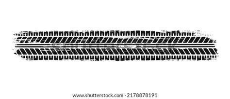 Truck Tire Tracks Vector