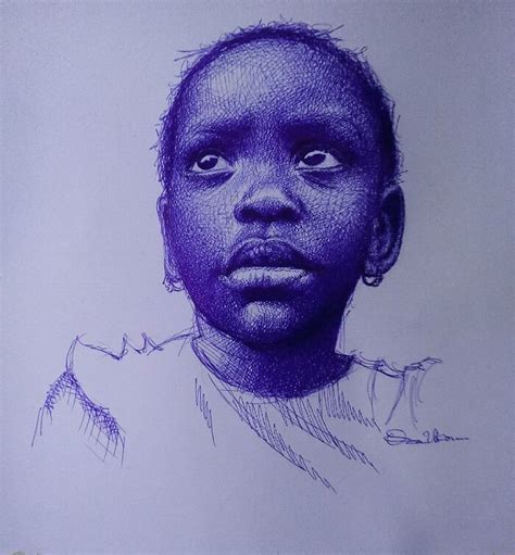 38 Incredible Ballpoint Pen Portraits By Oscar Ukonu Look Like Photos