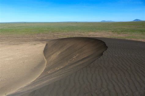 Shifting Sand Dunes Ngorongoro Conservation Area Tanzania