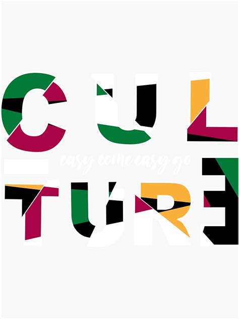 Culture Sticker For Sale By Nurhaidan72 Redbubble