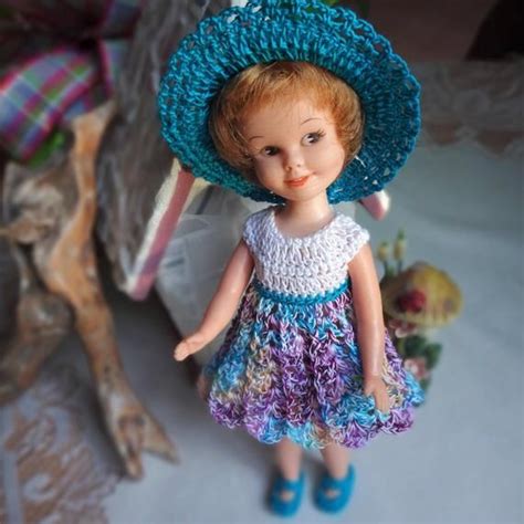 Pdf Pattern Crochet Clothes For Inch Penny Brite Doll Thread Dress