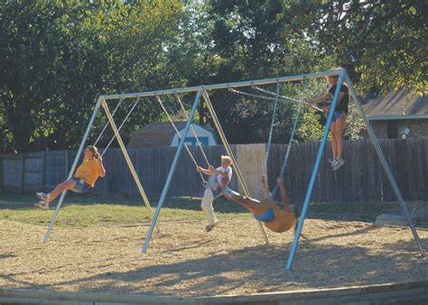 school playground equipment swings
