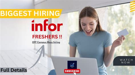 Off Campus Hiring Infor Mass Hiring Off Campus Drive For